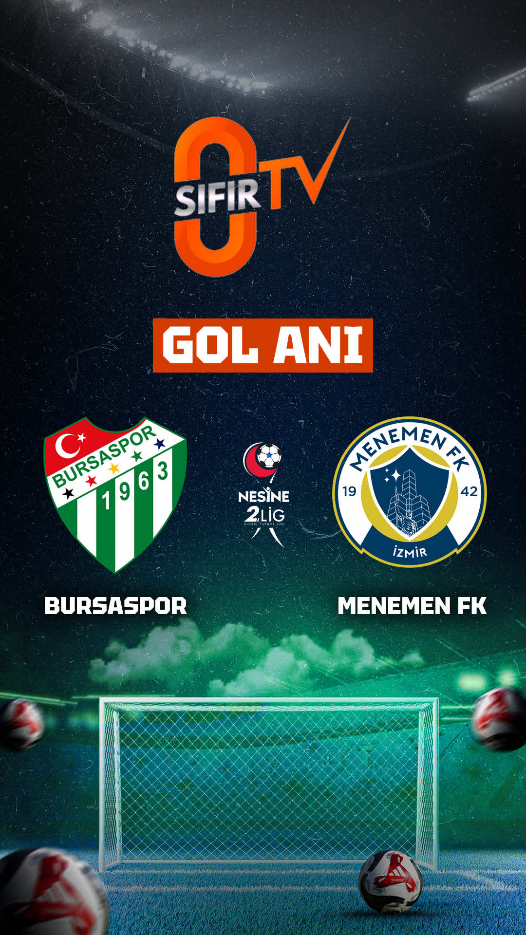 🕒 41' Bursaspor 1-0 Menemen FK   Gol: Ertuğrul İdris Furat   #SıfırTV #Bursaspor #ErtuğrulİdrisFurat 