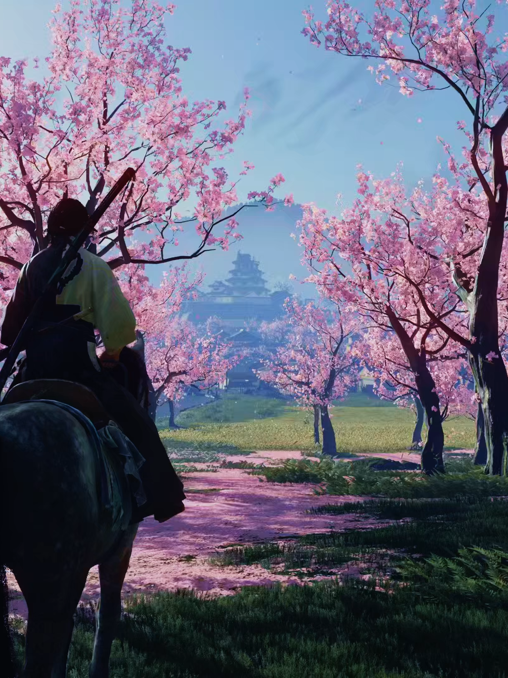 Ghost of Yotei is a Visual Masterpeice 🌸// #ghostofyotei #ghostoftsushima #ambience #gameplay #fyp