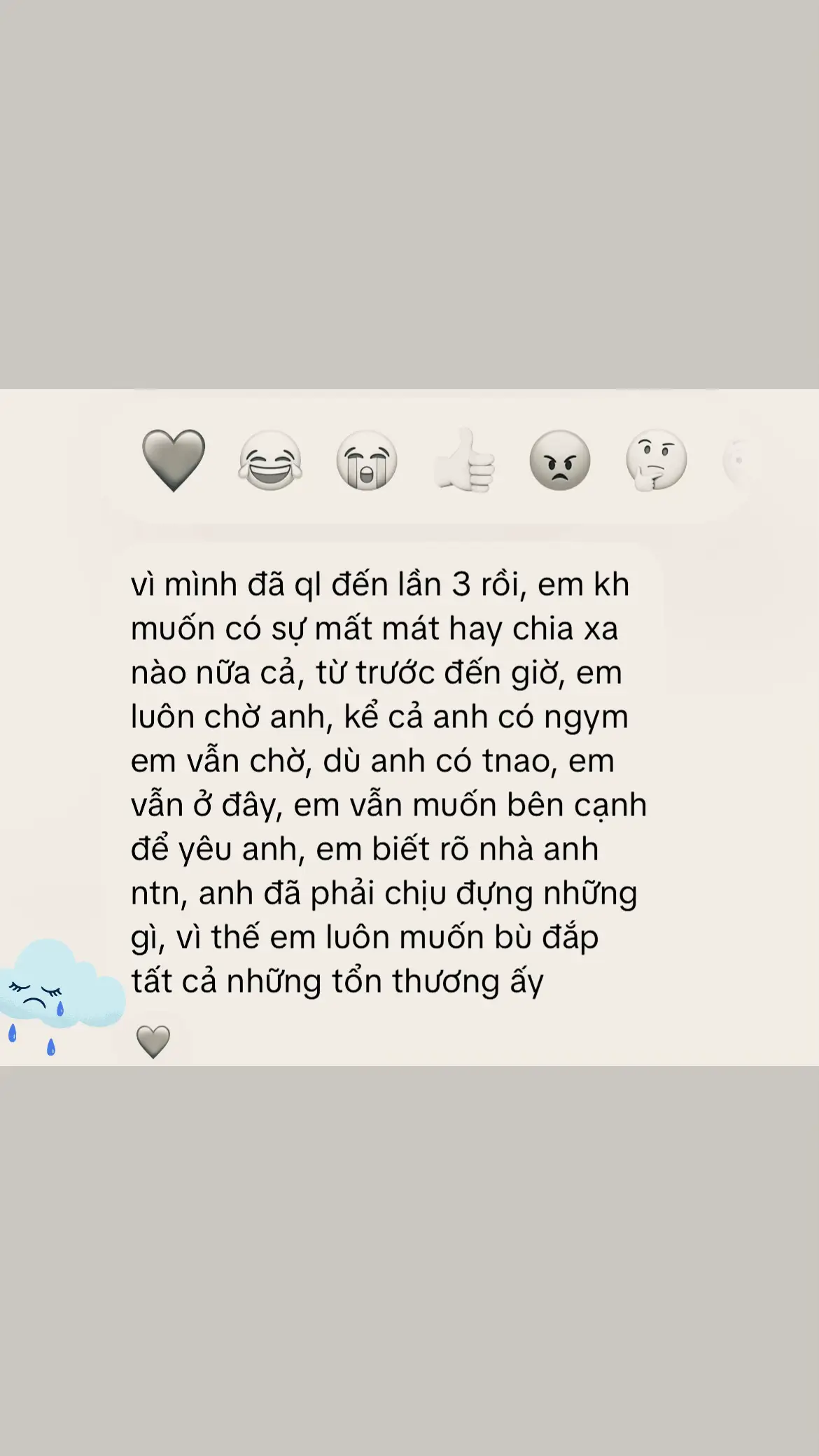 bao nhiêu sai lầm mới đổi lại 1 người yêu thương mình như này cơ chứ…#xuhuongtiktok#buonmotchut 