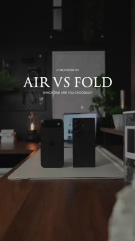Two of the thinnest phones we’ve ever seen… the iPhone Air and Galaxy Z Fold 7. Both look insane, but which one are you going for in 2025? 👀📱 #iPhoneAir #GalaxyZFold7 #Tech2025 #Smartphones #TechComparison