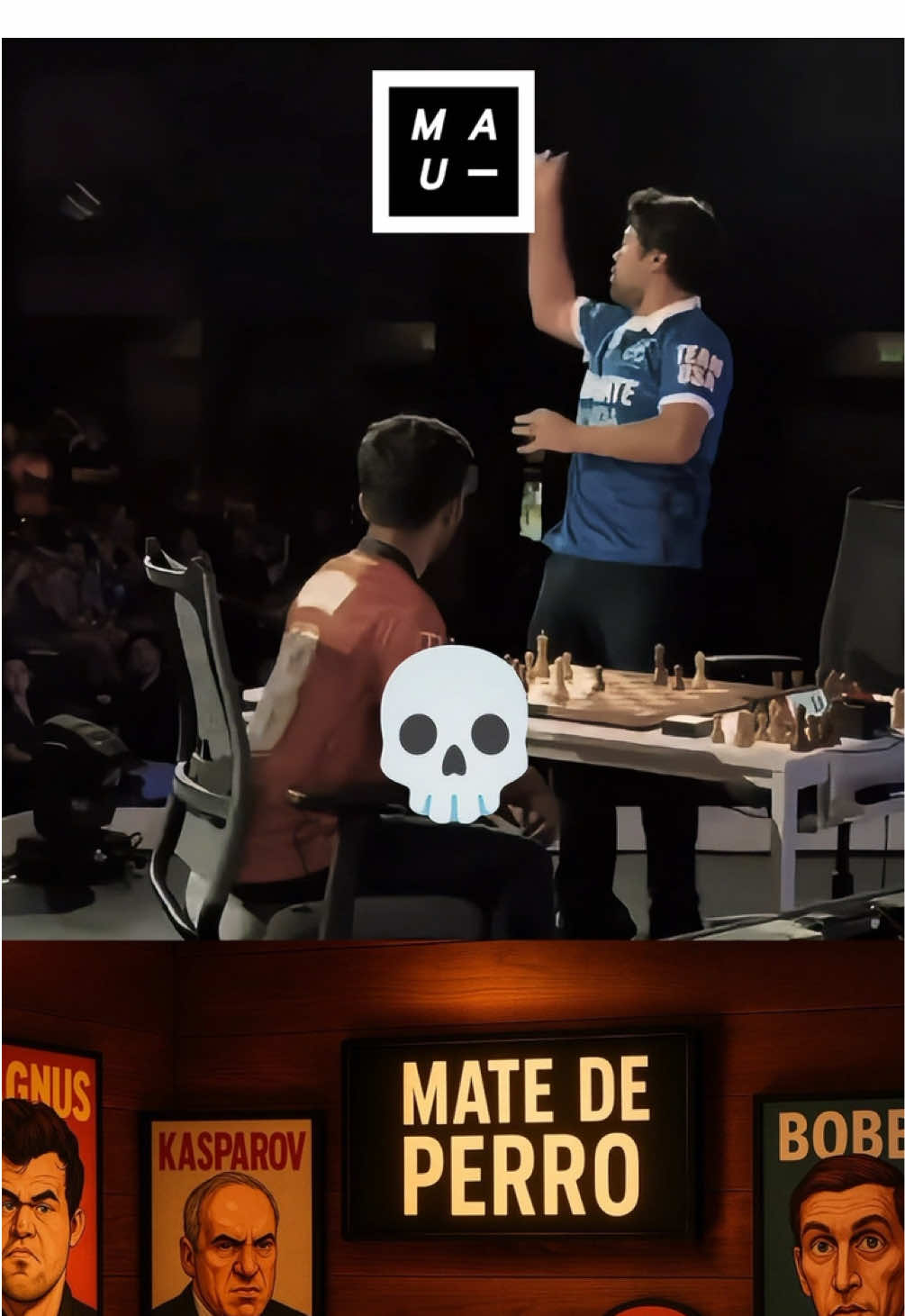 ¿Por qué Hikaru aventó el Rey? 🤯♟️🔥 #chess #matedeperro #chessnews #elmau 