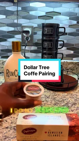 #creatorsearchinsights Dollar Tree Coffee pairing. Easy like Sunday morning #coffeetiktok  #dollartreefinds #coffeetime #papanicholascoffee @Dollar Tree @Keurig @rumchata 