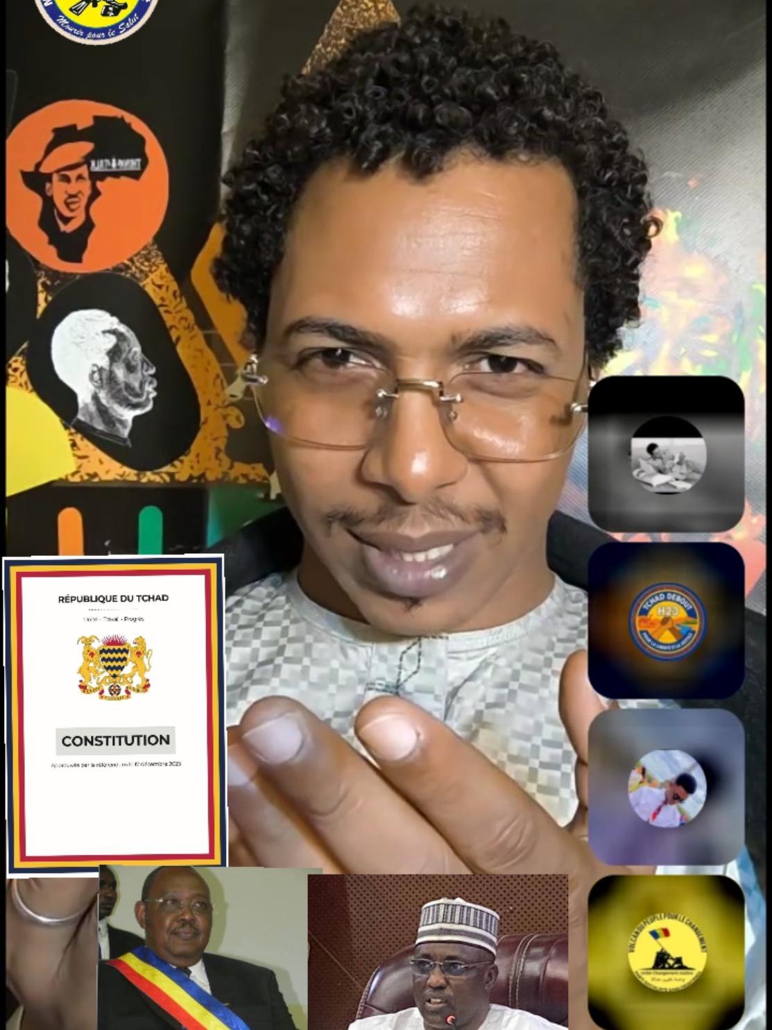#abdulkarimassahly @Abdul Karim AssahlyJe m’adresse à vous, jeunes du Tchad — la Génération Z, celle qui n’a pas connu la liberté, mais qui en rêve chaque jour. Celle qui a grandi dans l’injustice, dans la pauvreté, dans le mensonge, mais qui porte en elle le courage et la dignité de tout un peuple. Le moment est venu. Le moment est venu de nous lever, de faire entendre nos voix, de reprendre ce qui nous appartient : notre avenir. Nous ne pouvons plus rester spectateurs d’un système qui nous vole, qui nous humilie, qui nous trahit. Nous ne pouvons plus accepter qu’une poignée d’hommes confisquent le destin d’un peuple tout entier. Nous, la jeunesse tchadienne, sommes la majorité, sommes la force, sommes l’avenir. Ils ont les armes, mais nous avons la conscience. Ils ont le pouvoir, mais nous avons le peuple. Et aucun régime ne peut résister longtemps à la volonté d’un peuple debout. C’est pourquoi aujourd’hui, j’appelle la Génération Z du Tchad à se mobiliser, dans chaque ville, chaque village, chaque école, chaque quartier. Mobilisons-nous pacifiquement, mais puissamment. Mobilisons-nous avec nos voix, nos idées, notre unité. Parce que le changement ne viendra pas d’en haut — il viendra de nous. Nous sommes la flamme nouvelle, celle qui éclairera le Tchad de demain. Alors, jeunes du Tchad, debout ! L’histoire nous regarde, et c’est à nous d’écrire la suite. #genz #tchadienne🇹🇩 #tchadien🇹🇩tiktok #تشاد🇹🇩 