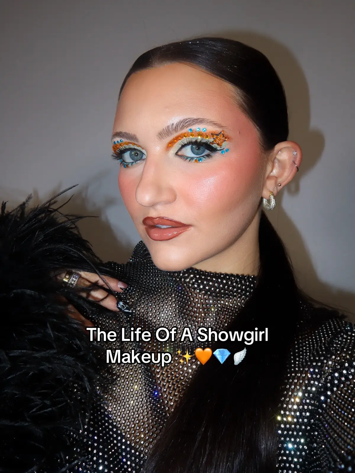 And, baby, that’s show buisness for you. 💎  @Taylor Swift @Taylor Nation  #taylorswift #taylorswiftmakeup #thelifeofashowgirl #tloasg #creativemakeup        