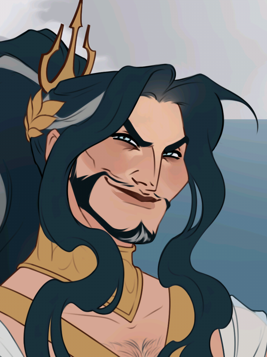 I know I'm a little late to this trend, but better late than never- #epicthemusical #poseidon #odysseus #drivinginmycar #fyp