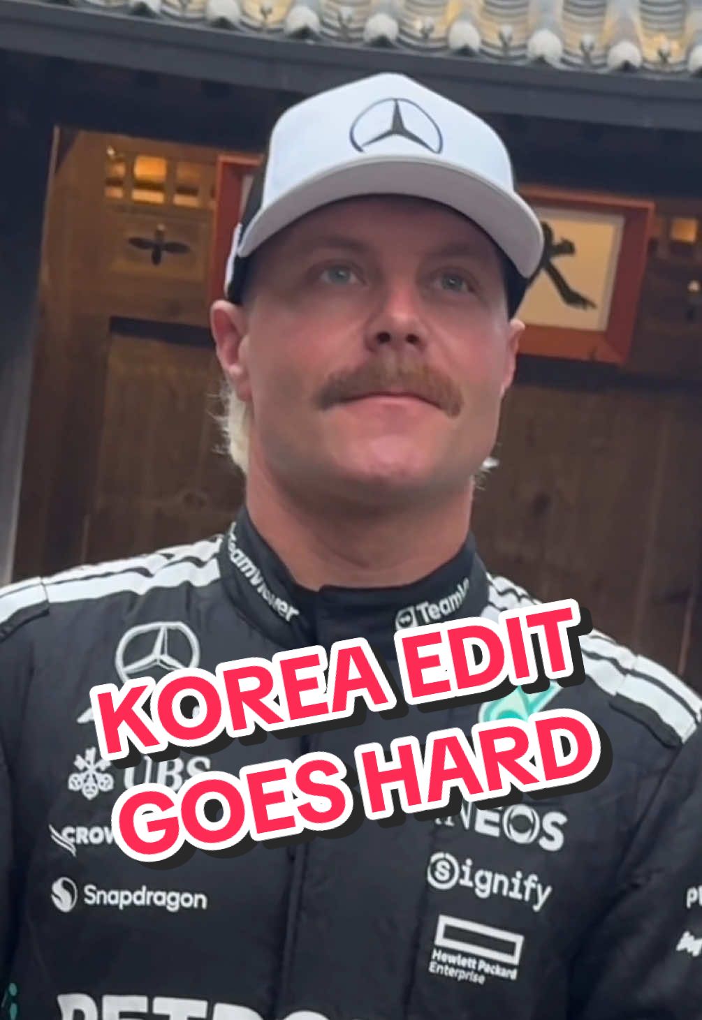 If he can do it then why can’t you??? 🙌 #Edit #ValtteriBottas #Mercedes #F1 #Korea 