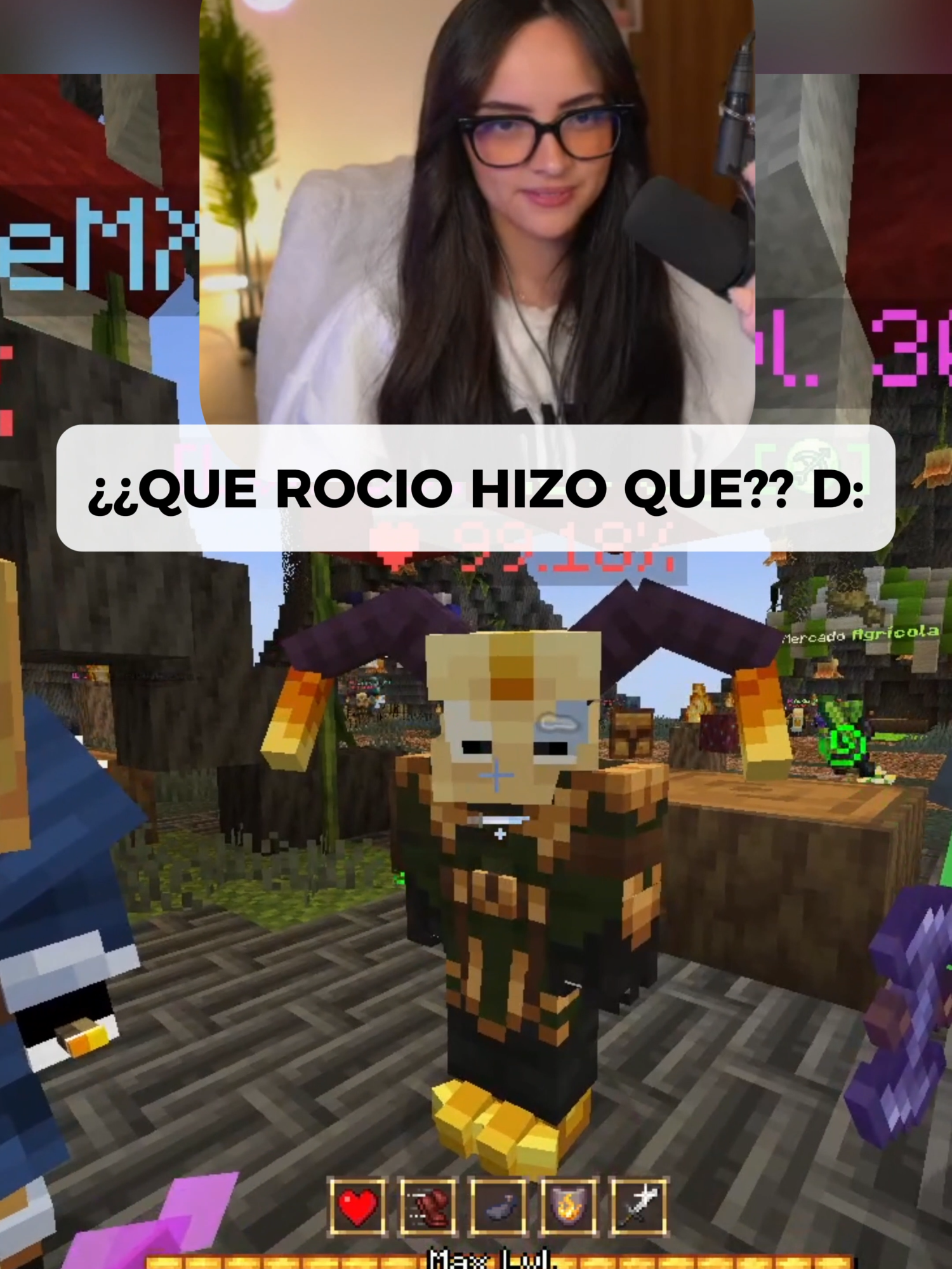 De a gratis a la rocio #vickypalami #rociodta #Minecraft #mitologias #fypp