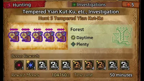 5 Tempered Yian Kut-Ku’s #monsterhunter #monsterhunterwilds #fyp #gaming #gamingclips 