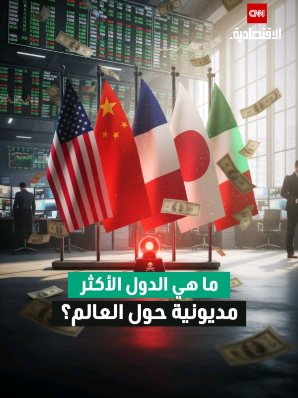 ⭕ أكبر اقتصادات العالم في الصدارة.. تعرف على الدول الأكثر مديونية @Weknow 