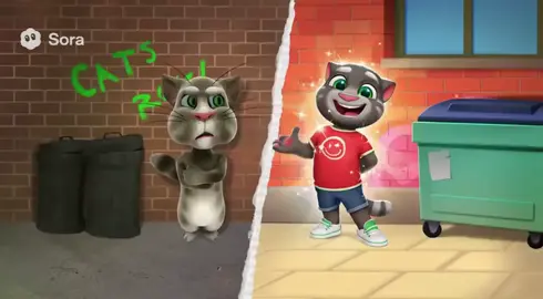#ai #sora #talkingtom #fyp #talkingtomglitch 