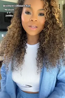 Women's Blazer Set#blazer #twopieceset #affordablefashion #winterfinds #womenfashion 