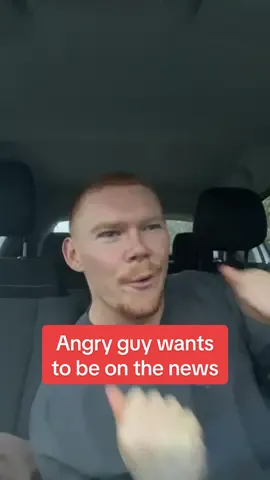 Angry guy wants to be on the news #richlifestyle #oldmoney 