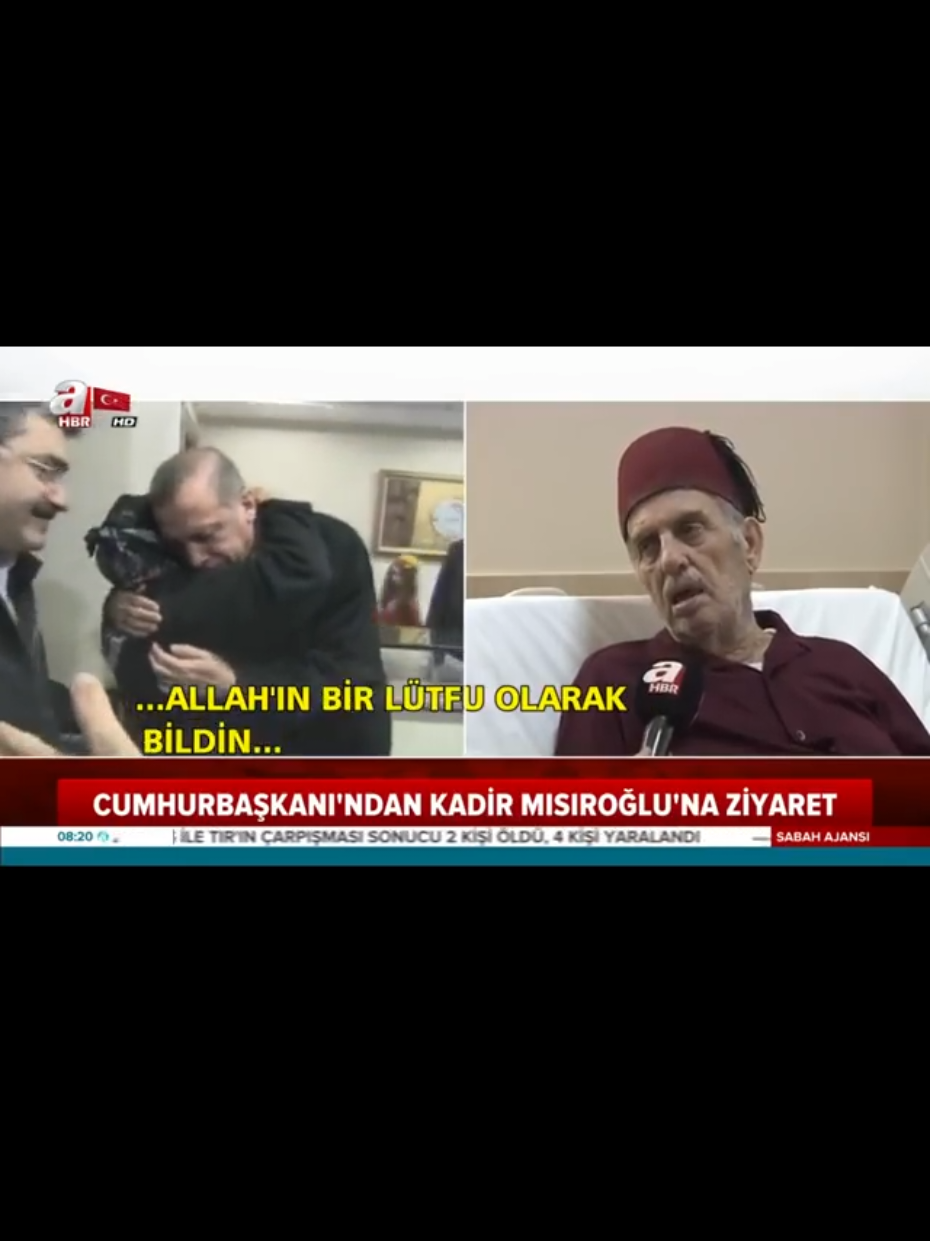 Üstad Kadir Mısıroğlu'nun son durumuna dâir mülâkatı. #turanbirliği🇹🇷🇦🇿🇺🇿🇰🇿🇰🇬🇹🇲🇭🇺 #Antikamalizm #Türkiye #İslam #Kimse7867 