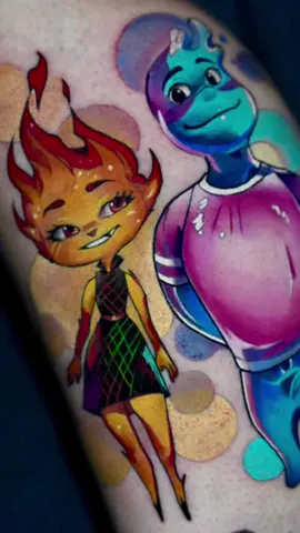 Elemental! Now booking at @Tattoo Guild #industryinksusa #elementalmovie #fyp 