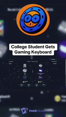 College Student Gets Gaming Keyboard
