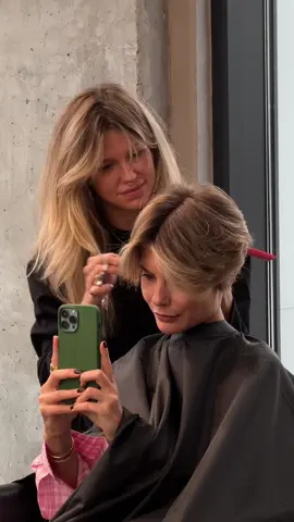 Oldmoney Haircut ✂️ by Anna Volegova #beforeafter #dubaihairstylist #bobhaircut #pixiecut #oldmoneyaesthetic 