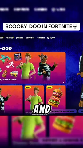 SCOOBY DOOO @Spud #fortnite #fyp #game #funny #scoobydoobydoo 