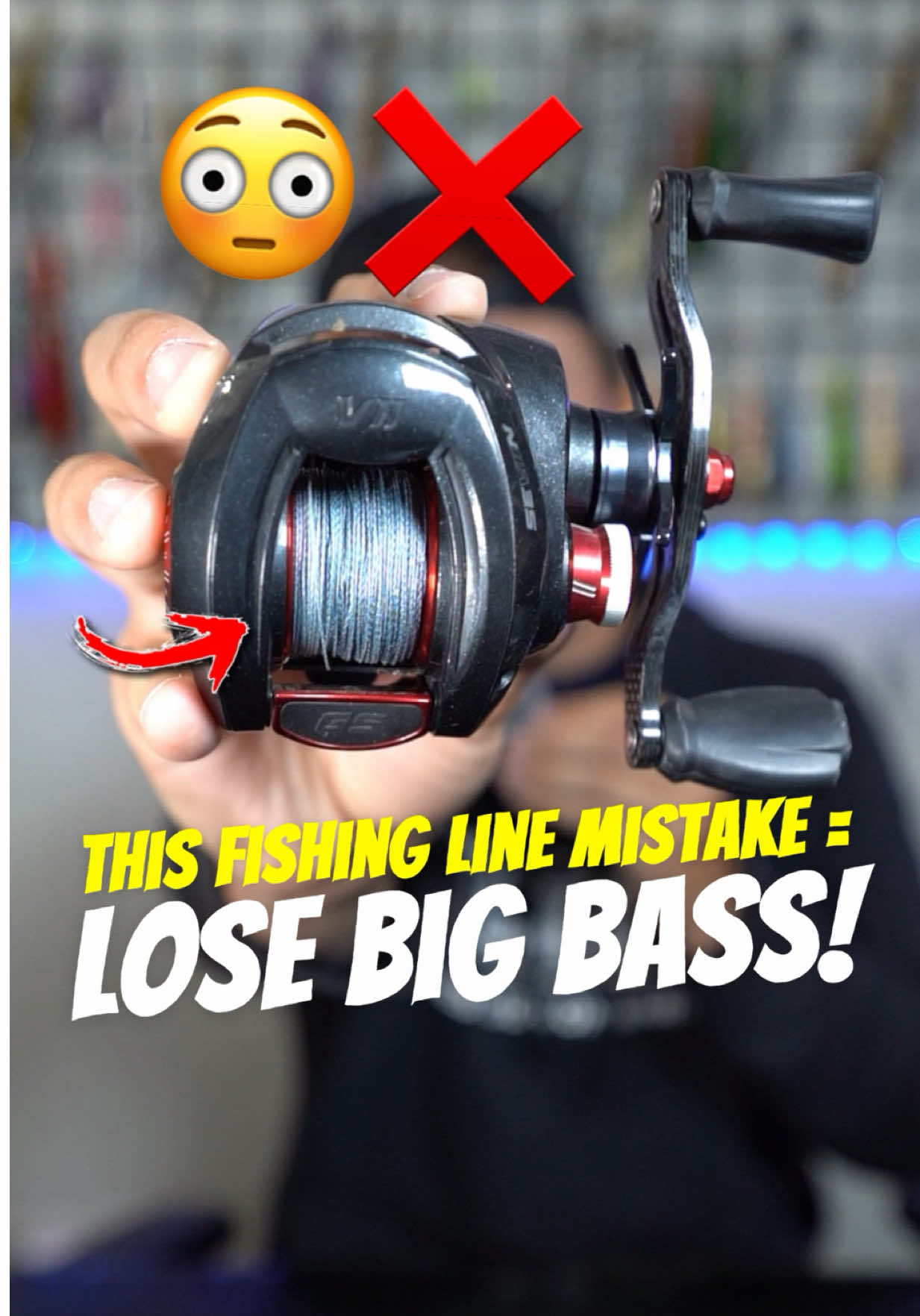 Don’t be a lazy ahhhhh w/ your Fishing Line ❌ #fishing #fishingdaily #fisherman #fishinglife #bassfishing    