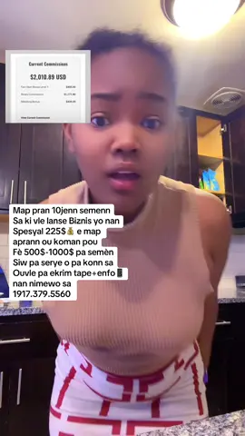 Ouvle lanse biznis ou? Gen 10plas disponib nan ekip la. #haitiantiktok🇭🇹 #haitianusa #biznisonline #newjersey #miamiflorida 