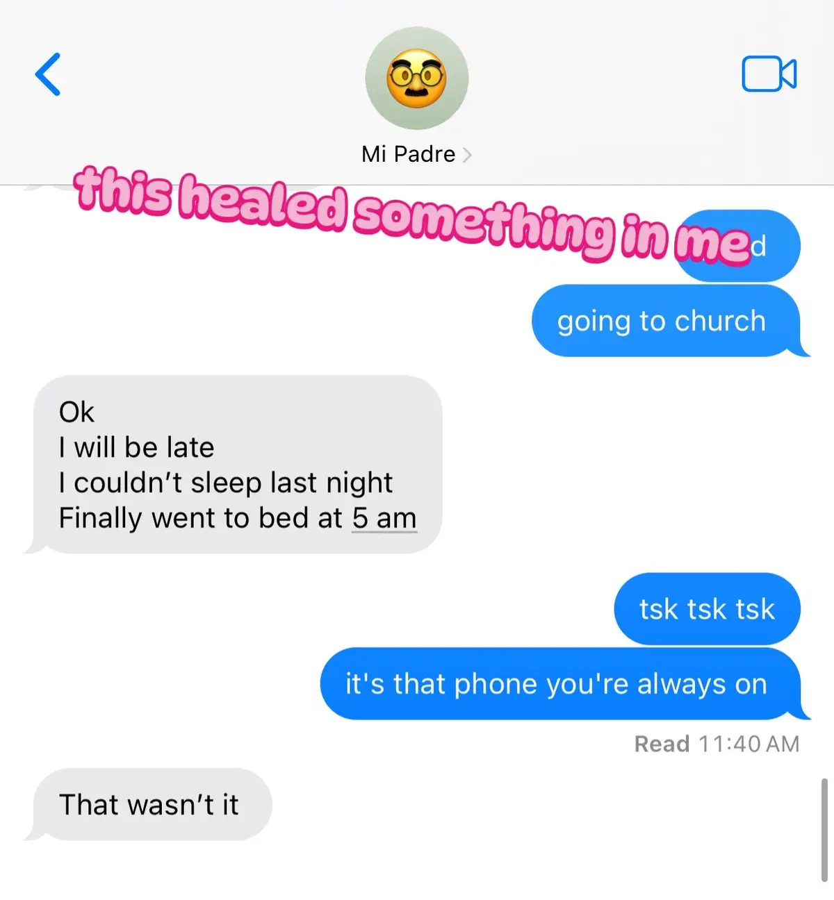 I've never known someone more addicted to their phone.  #itsthatphone #boomers #dadsoftiktok 