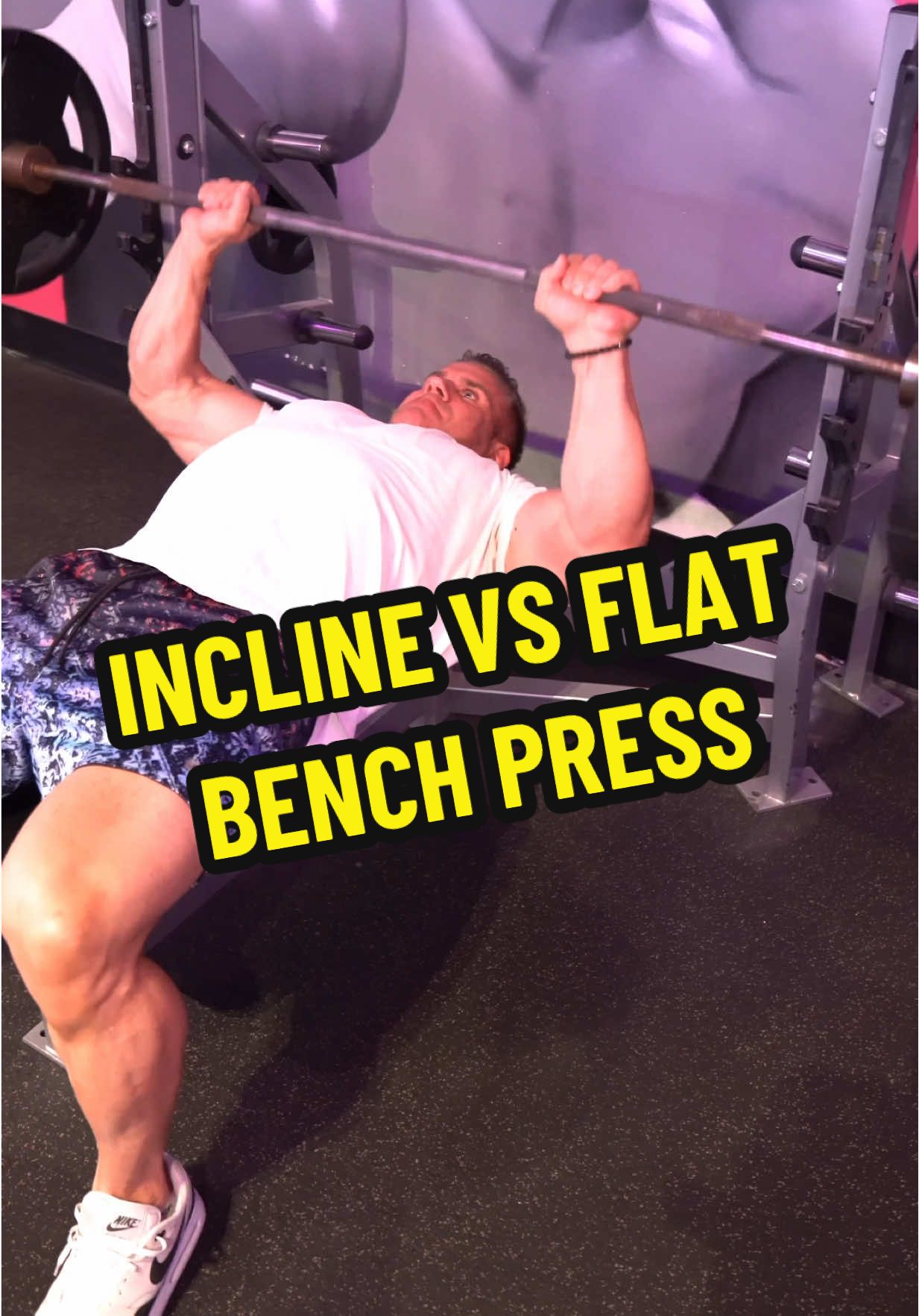 Incline vs Flat Bench Press. You can only pick one. What are you choosing? #GymTok 