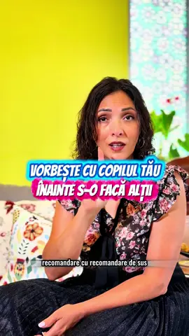 A venit vremea să vorbești cu copilul tău înainte s-o facă alții. Azi ne fac recomandări, mai târziu se transformă în lege și atunci o să fie prea târziu. De-ți faci iluzii că la tine nu se întâmplă… crede-mă că topoarele au cozi de lemn! #AlinaUrsu #FemeieAutentică #VrajitoareaUrbana #Recomandare 