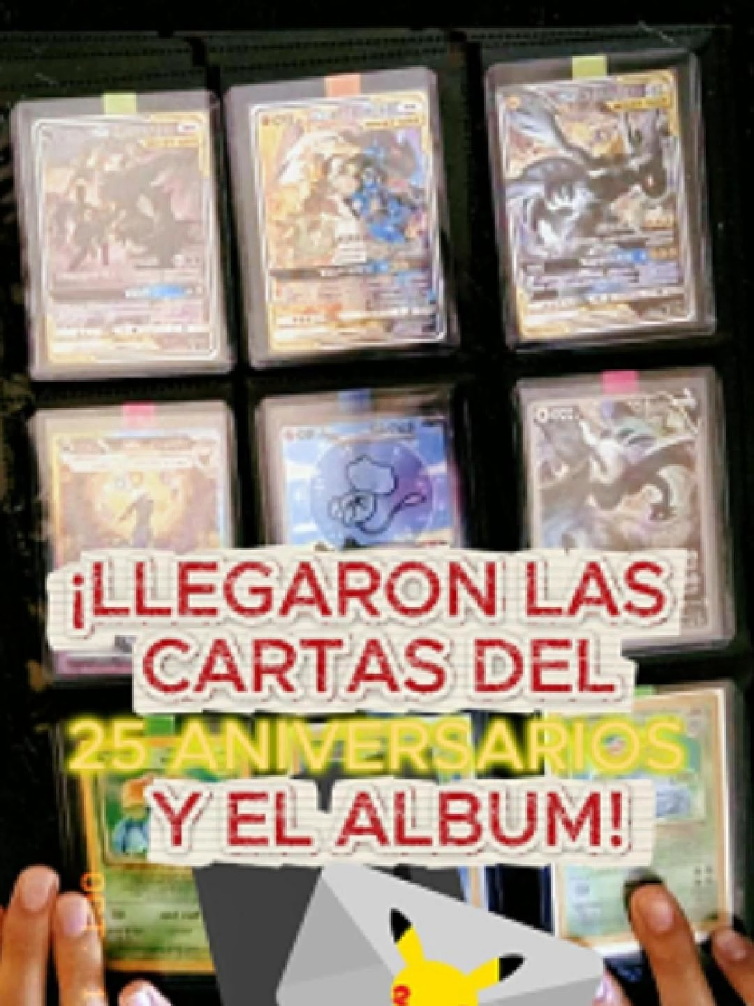 ¡LLEGARON LAS CARTAS DEL 25 ANIVERSARIO Y EL ALBUM! #PokemonTCG #PokemonEspaña #ColeccionPokemon #PokemonCards #MailDay