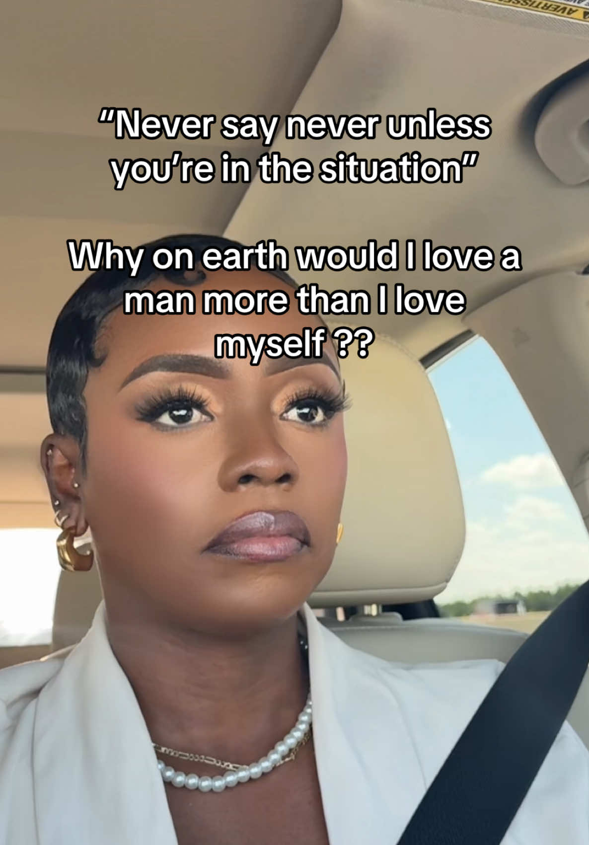 There are things that I don’t ever need to be in to know exactly what I would and wouldn’t do. I promise you. I choose self love every single time ‼️ #selflove 