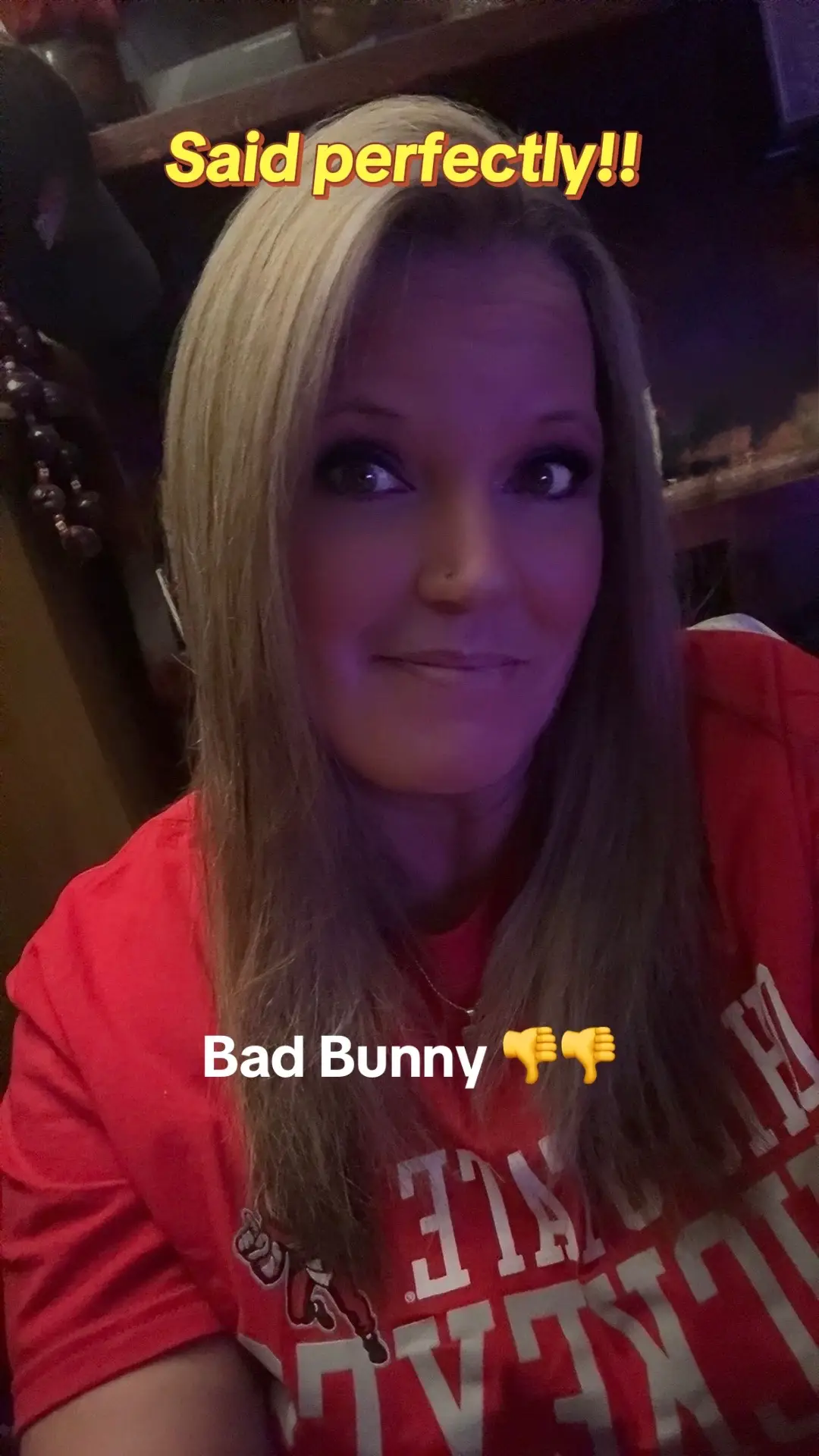 Bad Bunny who hate America and I'm a racist because I don't want to line his pockets!! Funny! #foryourpage #badbunny #NFL #halftimeshow 