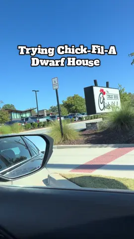 Try Chick-Fil-A Dwarf House With Me! I would go back just for the omelette 🤭 #chickfila #atl 