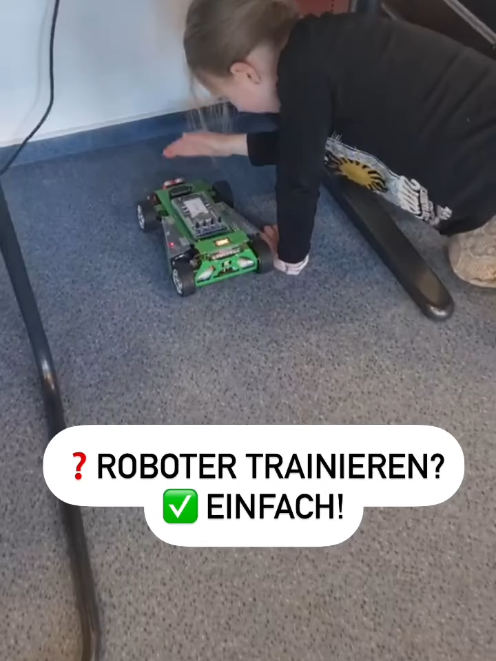 ❓Roboter trainieren? ✅ Einfach! #robocodede #arduinokids #robototehnika #stemkids #techforkids #robotik #futurekids #kidsengineering