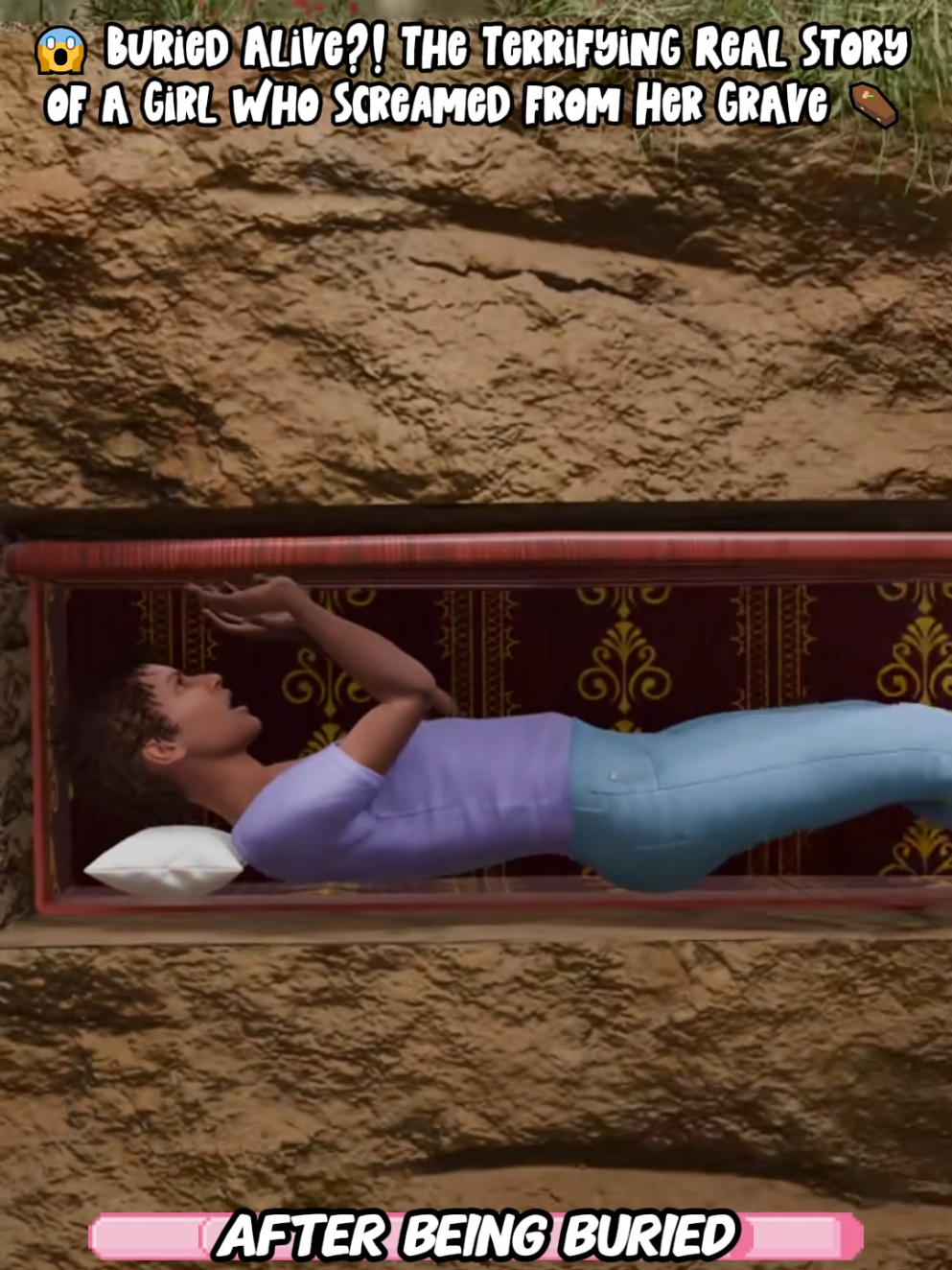 😱 Buried Alive?! The Terrifying Real Story of a Girl Who Screamed from Her Grave ⚰️#fact #educational #knowledge #educational #LearnOnTikTok 