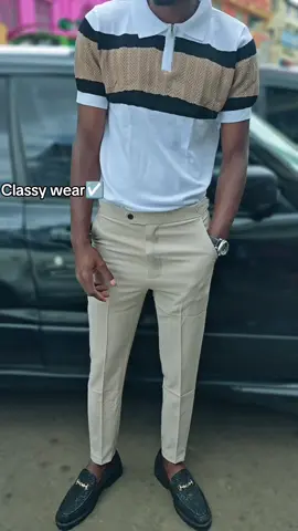 Classic smart casual wear  Chino pant and knitted tshirt.  sizes:30-40 prices:2000 ksh    #0711801665  Thank you so much for choosing  to shop with us.be blessed. We are Kenyan based shop. 📍Located in Nairobi Kenya along Moi avenue, Union towers(opposite archives) first floor  room 05 & 📍 Ronald ngala street,Royal palm mall wing B. first floor stall BM32. Kindly for quick response call directly🙏