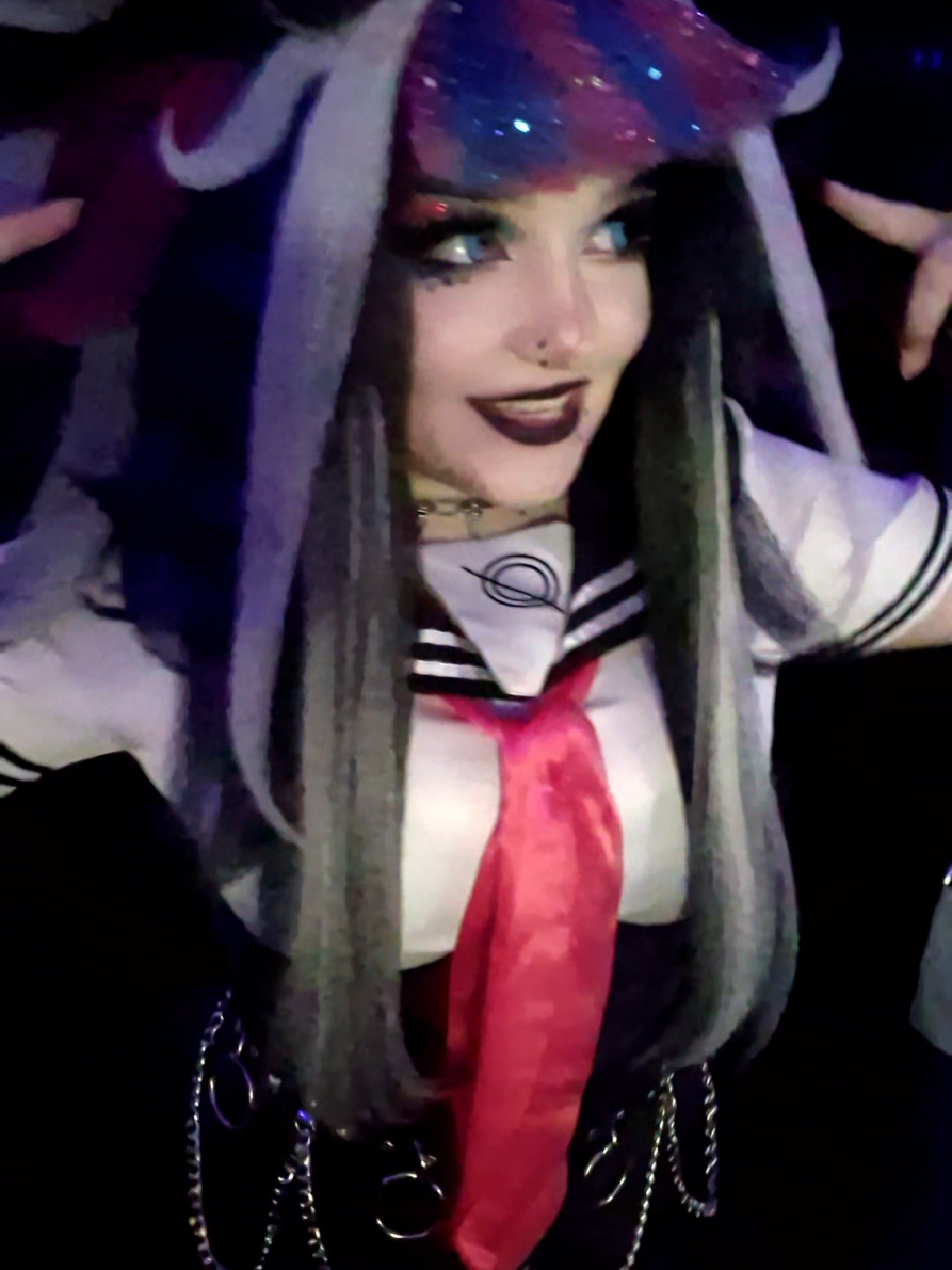 i need to show this wig in better lighting cuz u cant see like half of it  #danganronpa #sdr2 #danganronpacosplay #ibukimiodacosplay #ibukimioda