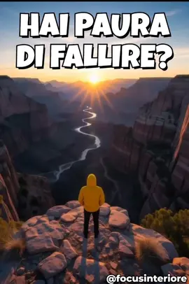 Hai paura di fallire? Ricorda: il fallimento non è la fine, è solo una lezione che ti avvicina al successo. 💪✨ #focusinteriore #fallimento #motivazione #crescitapersonale #mindsetpositivo 