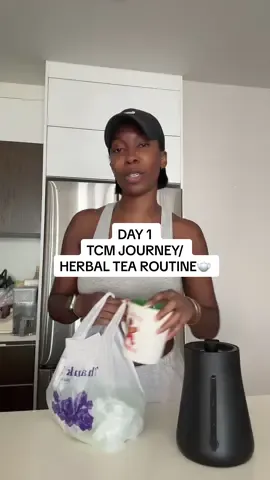 Here we go 🥹. Day 1 of my progress following what the traditional Chinese medicine doctor prescribed for my herbal tea routine.  The taste of the tea is NO joke omggg. Do we think I’ll make it to day 2? lol 👀. Regardless I’m excited to doing this. I’m an herbal tea girl who also takes her supplements, but TCM does a different type of healing for the body so fingers crossed I see improvement !  Also big shoutout to @Simple Modern for having some of my favorite bottles to date.  #chinesemedicine #herbalmedicine #traditionalchinesemedicine #nycdoctor #blackgirlhealth 