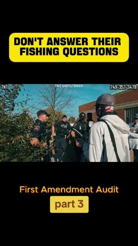 (part 3) Don't Answer Their Fishing Questions #1stamendment #policeofficer #cops #usa_tiktok 