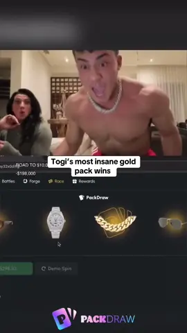 Togi’s most insane gold pack wins #kickstreaming #togi 