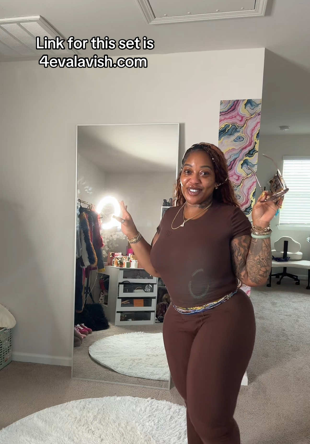 Let’s get ready to go #shades #twopieceset #perfume #tiktokshopcreatorpicks 