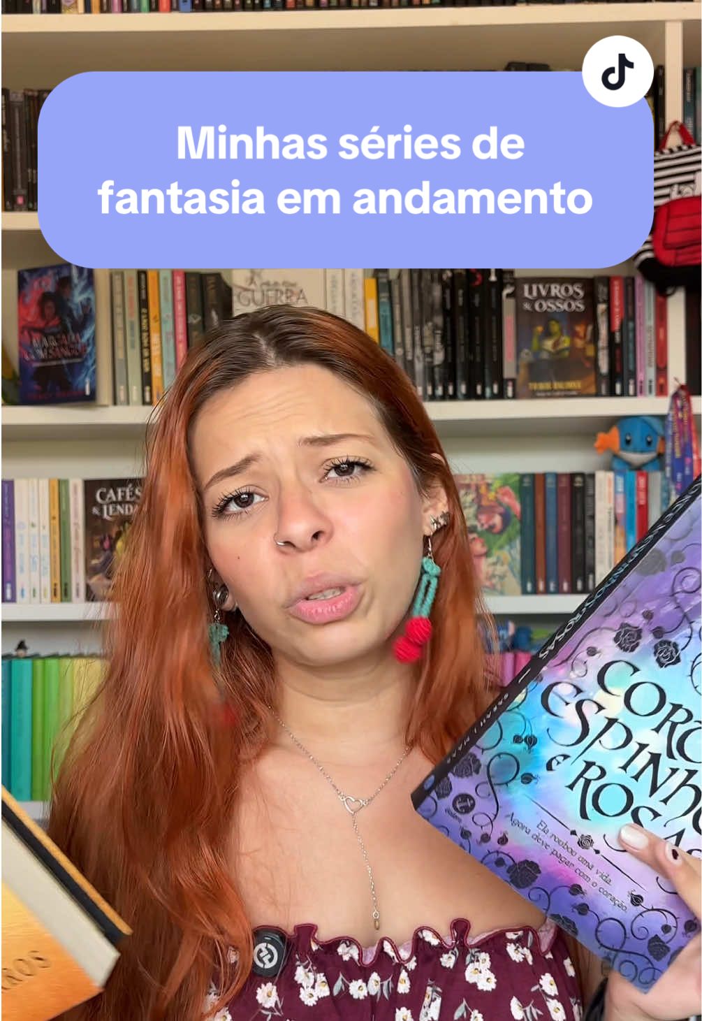 Essa é somente a primeira parte das minhas séries de fantasia em andamento, mas temos também muitas outras aqui na estante ainda, se quiserem, eu faço uma continuação! #BookTok #livros #booktokbrasil 