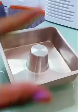 Forma de Furo Torta Suíça Quadrada 25x8 Pudim Alumínio🍰 #pudimquadrado #formadepudim #sobremesa #boloquadrado #pudimdeleitecondensado  Link nos Comentários🍮