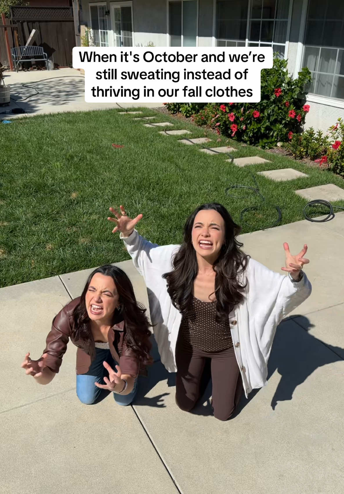 Us: *wears layers in October* 🍂🕯️🧥 Weather: ‘Bold of you to assume it’s fall’🥱