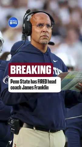 BREAKING: Penn State has fired head coach James Franklin. Who should they hire next?? #cfb #CollegeFootball #footballtiktok 