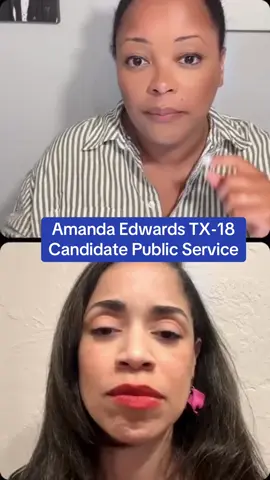 Chatting about @Amanda Edwards career and dedication to public service. 