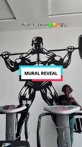 Gym Bros, would this Art motivate you to visit this gym?😎🔥🔥👌🏽 Watch out for more reveals from this project!  Cooking like never before!🚀🚀 Don’t forget to shoot us a dm at 08167009545  For quality artworks like this one! ✅🤭👌🏽 #artsyby_oma #GymTok #mural #gymbro #artistinawka 