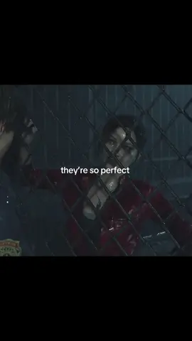 their flirting is so cute omg #cleon #residentevil2remake #claireredfield #leonkennedy #re2