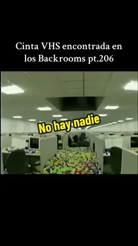 No hay nadie #backroom #backrooms #vhs #foundfootage #fyp 