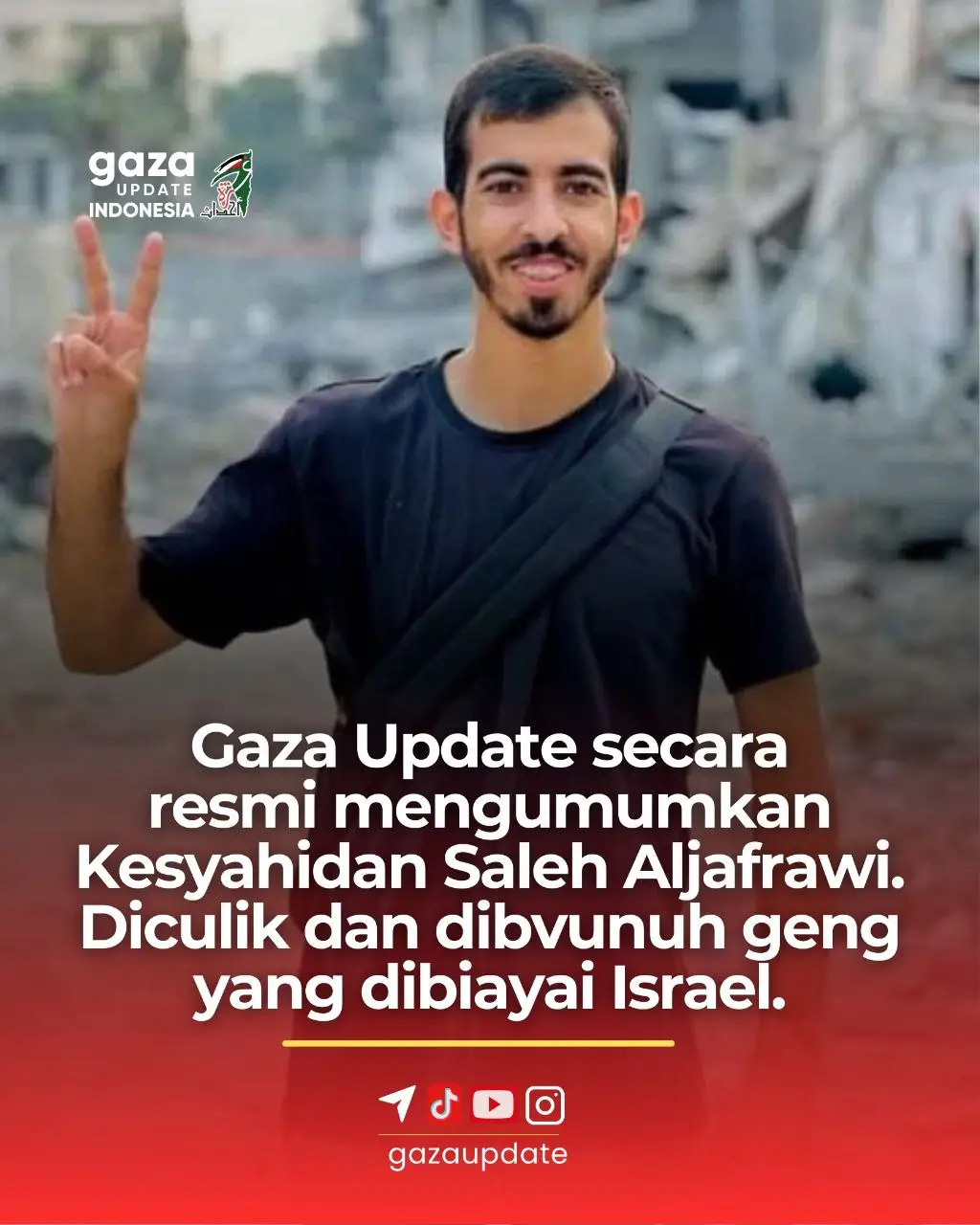 Innalilahi wa innailaihi rojiun beristirahatlah dengan tenang tugas anda telah selesai di dunia.semoga Husnul khotimah , semoga Allah menerima syahid beliau dan diberikan tempat terbaik di Jannah2 firdaus Aamiin Aamiin Allahumma Aamiin 😭😭😭💔💔🤲🤲🤲