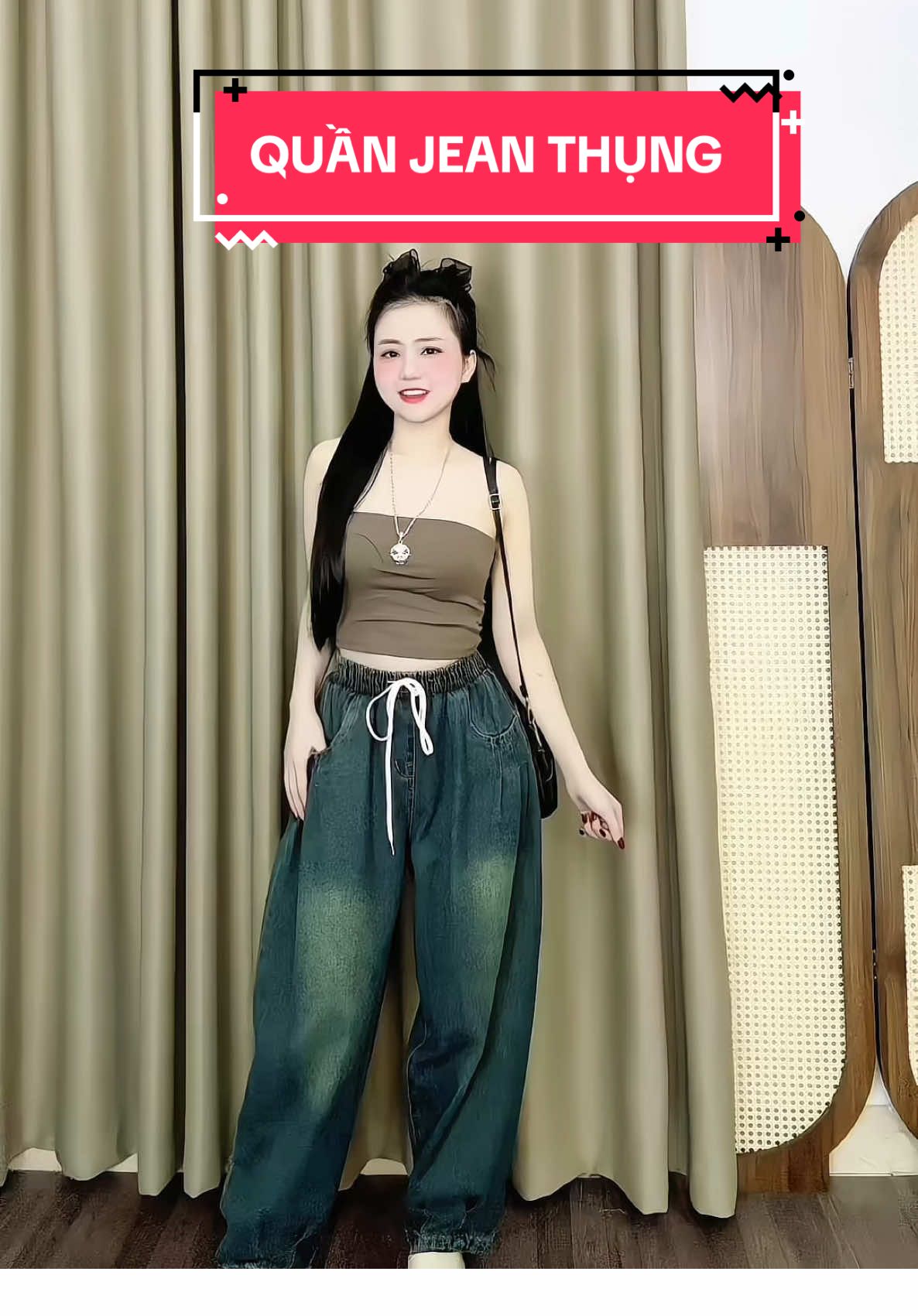 Quần jean thụng đẹp #thoitrangnu #quannu #viral #cungthuyreview 