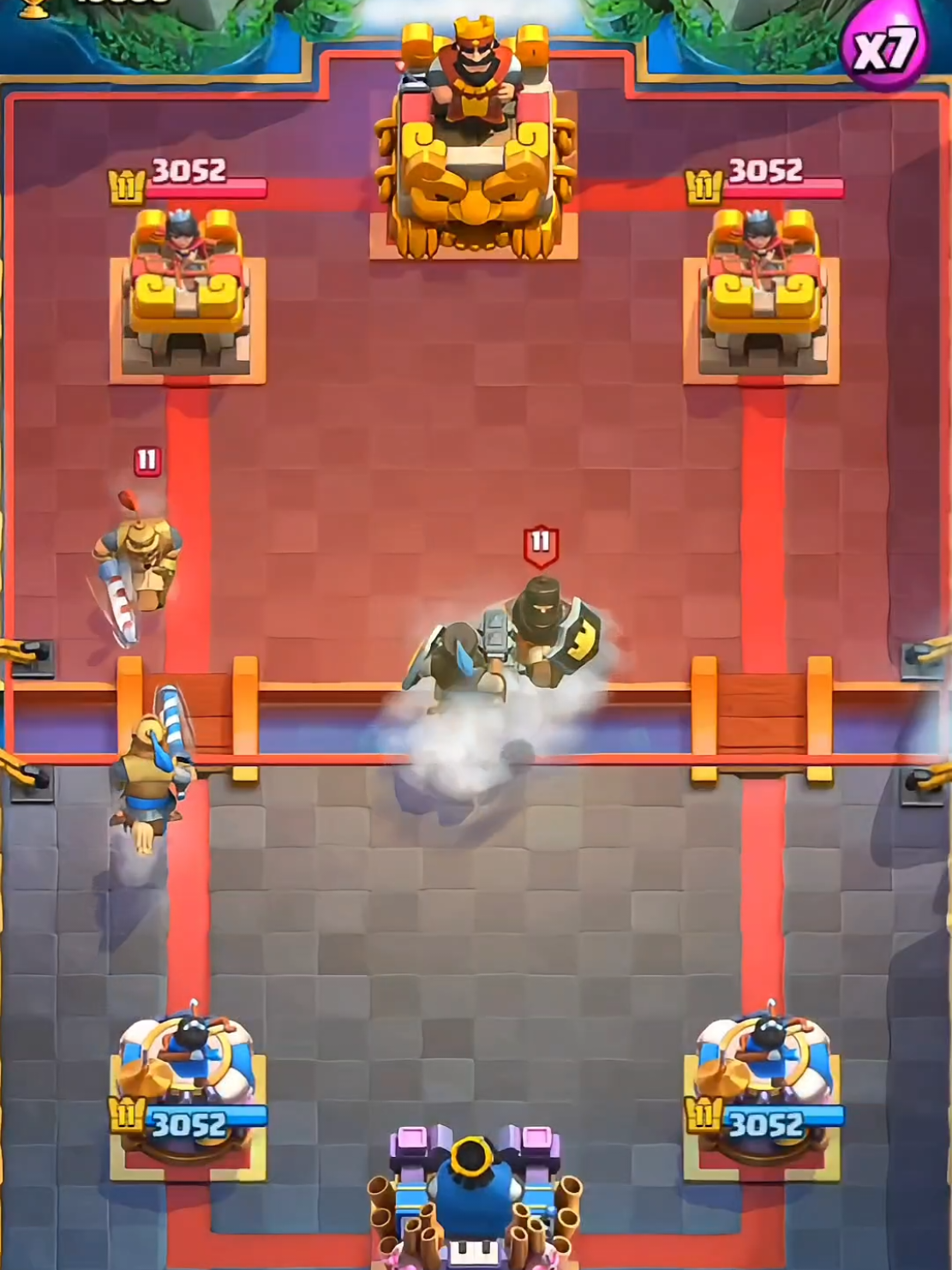 Se soltaron los caballos..😅 #clashroyalevideos #clashroyalememes #clashroyale 